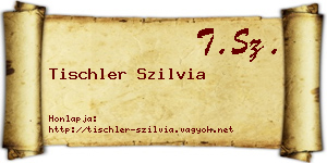 Tischler Szilvia névjegykártya
